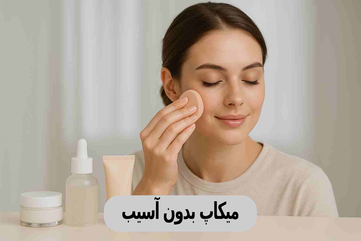 میکاپ بدون آسیب