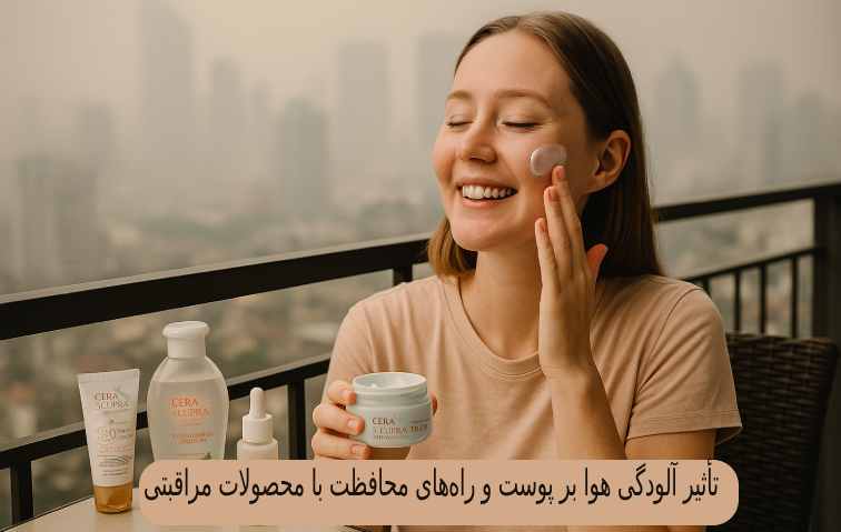 آلودگی هوا بر پوست