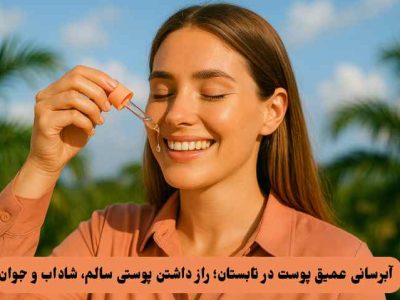 آبرسانی عمیق پوست در تابستان؛ راز داشتن پوستی سالم، شاداب و جوان