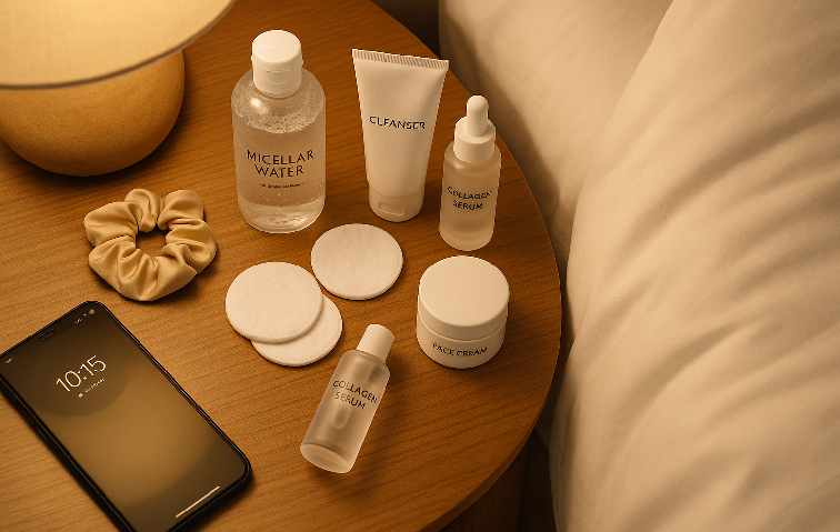 روتین سریع شبانه پاک کردن آرایش قبل از خواب