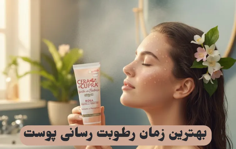 بهترین زمان رطوبت رسانی پوست