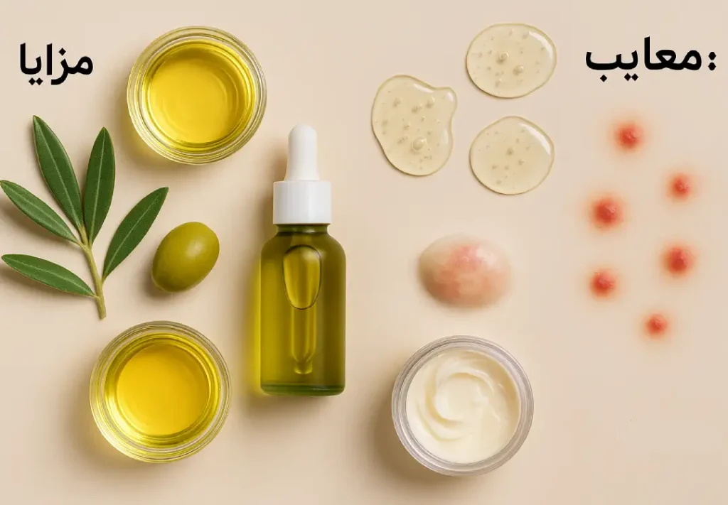 مزایا و معایب روغن ها در روتین پوستی